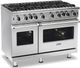 Viking® 5 Series 48" White Freestanding Natural Gas Range-1