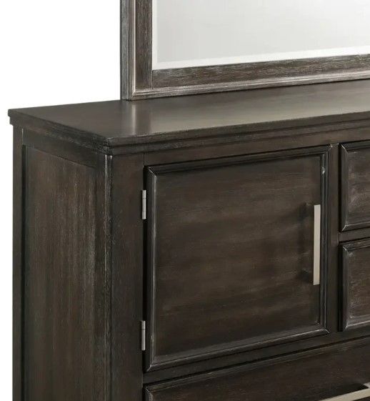 New Classic® Home Furnishings Andover Nutmeg Dresser and Mirror-3