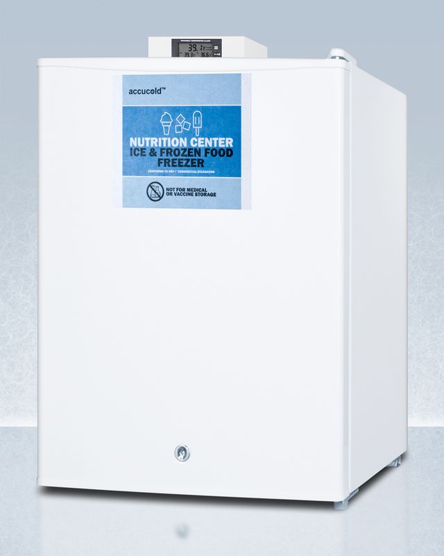 Accucold® by Summit® 19" 1.8 Cu. Ft. White Compact All Freezer-2