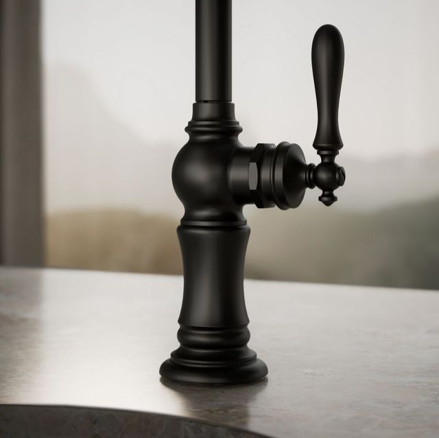 KOHLER® Artifacts® Matte Black 7" Single-Handle Kitchen Sink Faucet-3