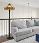 Cal® Lighting & Accessories Tiffany Dark Bronze Floor Lamp-1