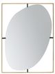 A & B Home Poppy Gold Mirror -0