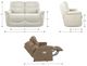 La-Z-Boy® James Smoke Power Reclining Loveseat with Headrest-2