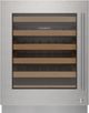 Sub-Zero Stainless Steel Glass Door Panel With Lock - Tubular Handle, Left Hinge-0