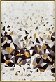 Moe's Home Collection Falling Triangles White Wall Decor-0
