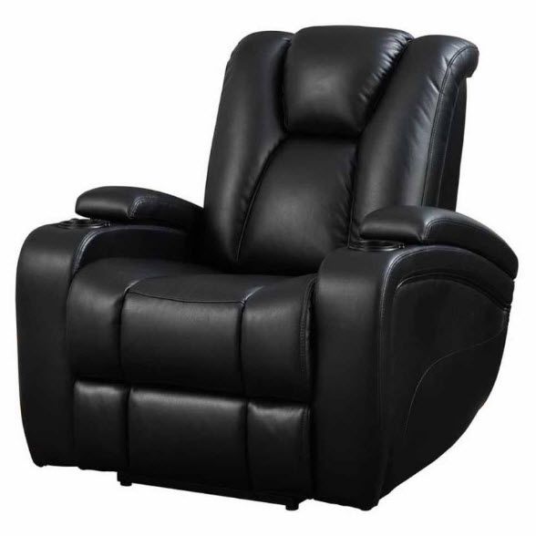 Coaster® Delange Black Power Recliner-0