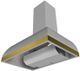 Vent-A-Hood® 30" Stainless Steel with Real Brass Wall Mounted Range Hood-3
