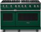 Viking® 5 Series 48" Ivy Pro Style Gas (LP) Range with Polished Chrome Trim-0