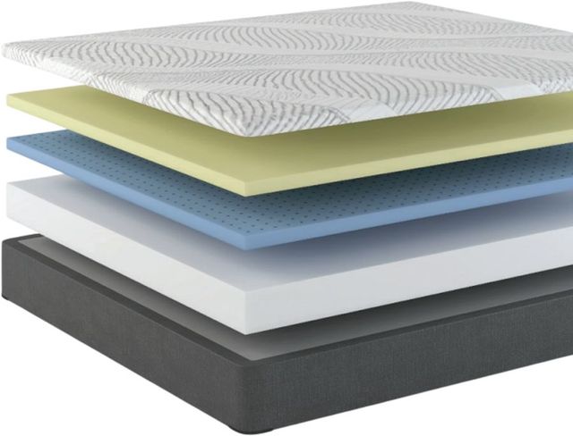 Sherwood® Bedding XXV Selene Diez 10" Memory Foam Firm Tight Top California King Mattress in a Box-3