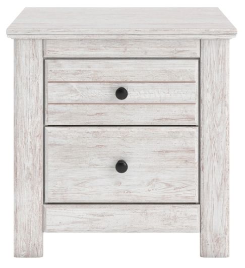 Signature Design by Ashley® Fenderport Whitewash 2-Drawer Nightstand-2