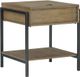 Signature Design by Ashley® Fridley Brown End Table with Black Base-3