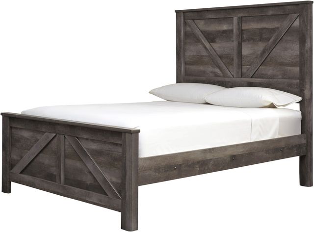 Signature Design by Ashley® Wynnlow Gray Queen Crossbuck Panel Headboard-2