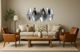 Classy Living 3D Mountains Metal Wall Decor-1