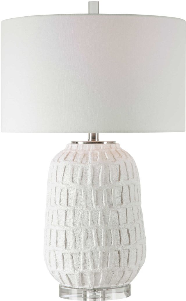 Uttermost® Caelina Aged White Table Lamp-3
