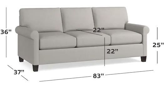 Bassett® Furniture Spencer Dove Sofa-1