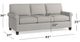 Bassett® Furniture Spencer Dove Sofa-1