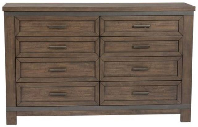 Liberty Furniture Thornwood Hills Rock Beaten Brown Dresser-2