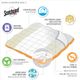Olliix True North by Sleep Philosophy White Full/Queen Level 2 Cotton Sateen White Down Comforter-4