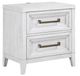 Coaster® Marielle Distressed White Bedside Table Nightstand-0