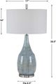 Uttermost® Rialta Aqua/Teal Table Lamp-2