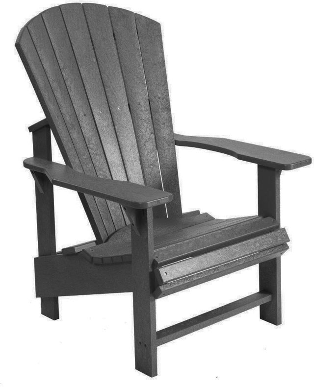 C.R. Plastic Generation Line Slate Grey Upright Adirondack-0