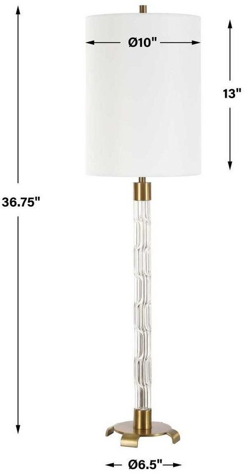 Uttermost® York Crystal Buffet Lamp-2