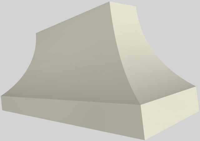 Vent-A-Hood® Designer Series 66" Biscuit Wall Mounted Range Hood-1
