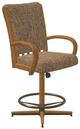 Chromcraft Customizable Baylor Counter Height Swivel Tilt Dining Stool-0