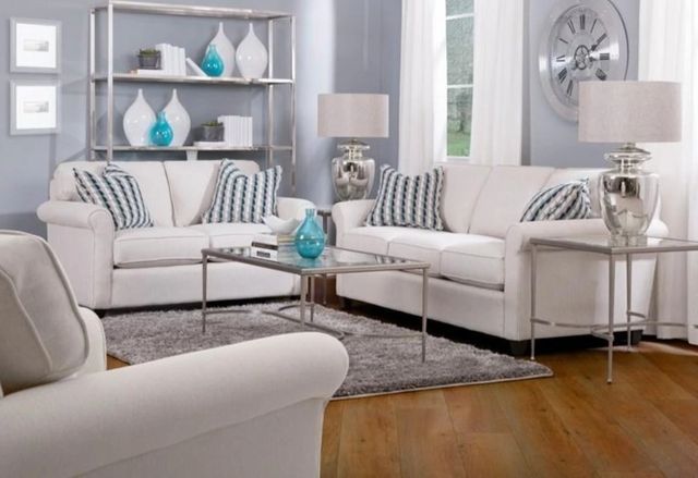 Decor-Rest® Furniture LTD Customizable 2460 Rolled Arm Loveseat-1
