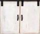 Million Dollar Rustic Barn Door Dark Brown/White 60" TV Stand-1