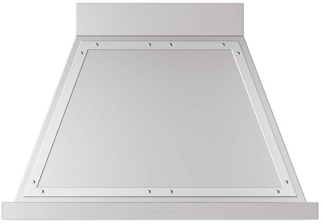 Ilve® Nostalgie II Noblesse 36" Stainless Steel Wall Mounted Range Hood with Chrome Trim-0