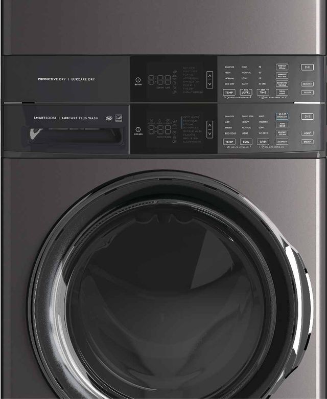 Electrolux Laundry Tower™ Titanium Electric Laundry Center, 5.2 Cu. Ft. Washer, 8.0 Cu. Ft. Dryer-3