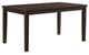 Homelegance® Challis 7-Piece Beige/Dark Cherry Dining Table Set-1