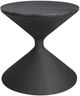 Uttermost® Time's Up Matte Black Side Table-0