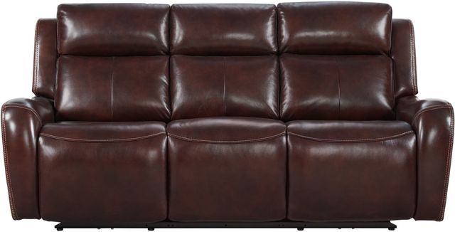 Intercon Wainwright  Reddish Brown Dual-Power Sofa-0