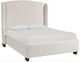 Bassett® Furniture Customizable Paris Full Upholstered Panel Arched Bed-0