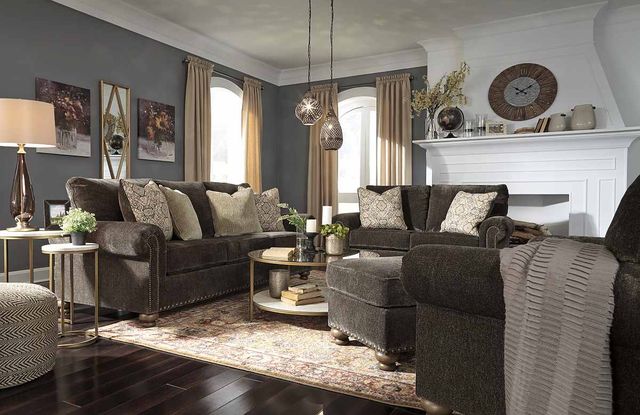 Signature Design by Ashley® Stracelen Sable Loveseat-2
