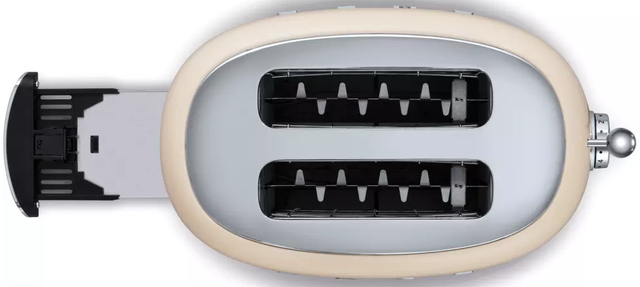 Smeg 50's Retro Style Cream 2 Slice Toaster-3