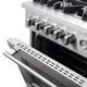 FORNO® Giovanni 30" Stainless Steel Pro Style Gas Range-2