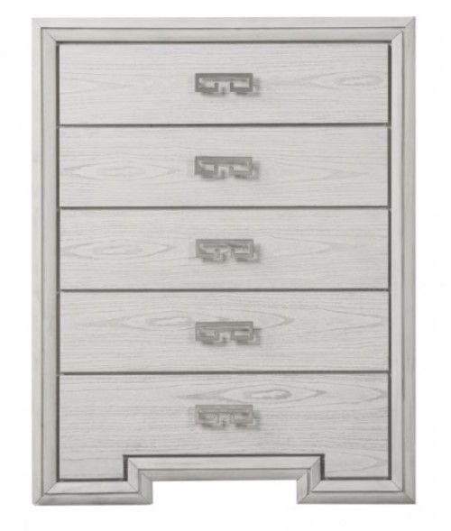 Furniture of America® Basilone Rustic White Chest-2