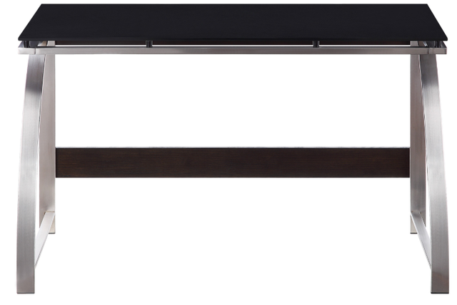 Mazin Furniture Tioga Brushed Chrome Writing Desk-0