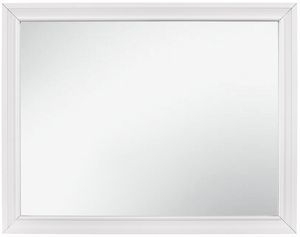 Luster White Mirror