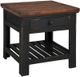 aspenhome® Mesa Antique Black End Table-0