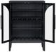 Crestview Collection Braxton Black Wine Cabinet-3