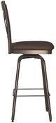 Amisco Marcus Bark/Falcon Swivel Counter Stool-2