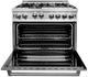 ZLINE 36" Stainless Steel Pro Style Gas Range-1