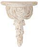 A & B Home Antique White Wall Shelf-1