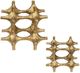 Uttermost® Gilded Connection 2-Piece Antique Brass Sculpture Set-5
