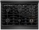 ZLINE Paramount 36" 5.2 cu. ft. Black Satin Stainless Steel Paramount Dual Fuel Range with 4 Burner Gas Cooktop and Electric Convection Oven-3