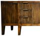 Million Dollar Rustic Sugar Brown Breakfront Console-2